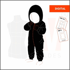 M071 - PIJAMA ENTERITO - DIGITAL - comprar online