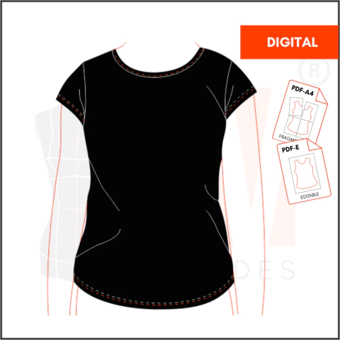 M074 - REMERA ENTALLADA - DIGITAL - comprar online