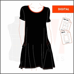 M077 - VESTIDO BOBO - DIGITAL - comprar online