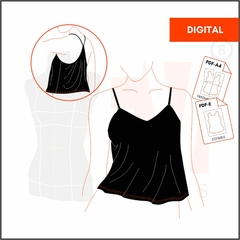 M080 - TOP LENCERO - DIGITAL - comprar online