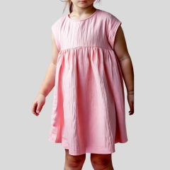 M085 - VESTIDO C/CANESÚ - PAPEL - tienda online