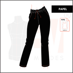 M090 - PANTALÒN JOGGING - PAPEL - comprar online