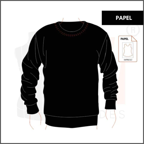 M096 - BUZO BÁSICO - PAPEL - comprar online