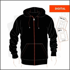 M107 -CAMPERA CANGURO - DIGITAL - comprar online