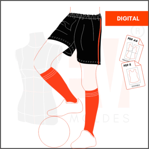 M116 - SHORT FUTBOL - DIGITAL - comprar online