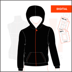 M119 - CAMPERA CANGURO - DIGITAL - comprar online