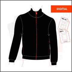 M120 - CAMPERA C/PUÑOS - DIGITAL - comprar online