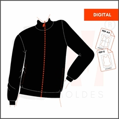 M122 - CAMPERA C/PUÑOS - DIGITAL - comprar online