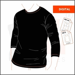 M126 - REMERA M. LARGA - DIGITAL - comprar online