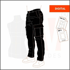 M129 - PANTALÓN CARGO - DIGITAL - comprar online