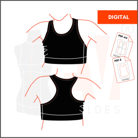 M141 - TOP DEPORTIVO - DIGITAL - comprar online