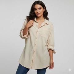 M160 - CAMISA OVERSIZE - PAPEL - comprar online