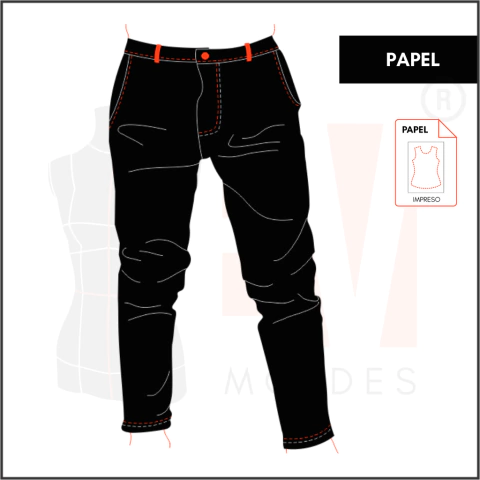 M167 - PANTALÓN C. CHINO - PAPEL - comprar online