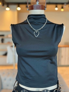 Media polera hombro frun