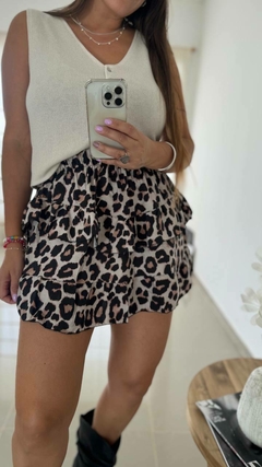 POLLERA EMILIA VOLADO - comprar online
