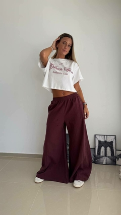 PALAZZO POLLERA CHERRY - tienda online