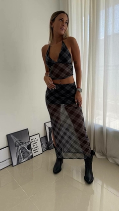 Top Marilyn micro rombo - Regina