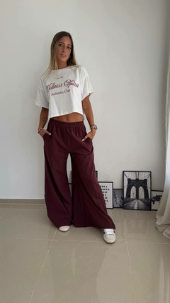Imagen de PALAZZO POLLERA CHERRY