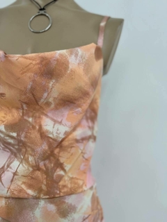 VESTIDO FRUNCE SEDITA PRINT - Regina