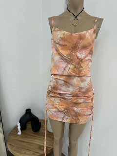 VESTIDO FRUNCE SEDITA PRINT - comprar online