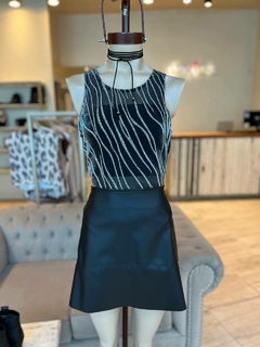 Body tull lurex rayado - comprar online