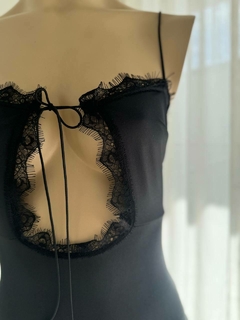 Vestido cordon puntilla en internet
