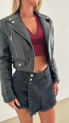 CAMPERA ECO CUERO NS56 - comprar online