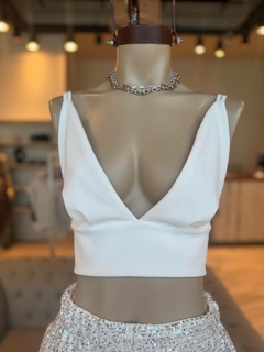 Top doble tira crepe en internet