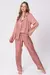 Pijama Feminino Americano Longo Acetinado Gloss Caramelo Âmbar