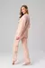 Pijama Feminino De Inverno Soft Com Detalhes Cetim - loja online