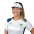 Viseira Tênis Brasil - W A Sport - Branca