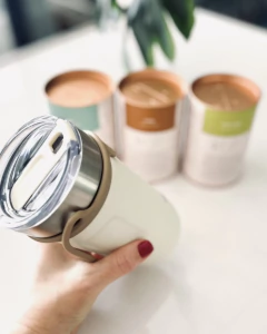 Vaso térmico 550 ml + 3 blends - Almacén de té
