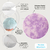 Almofada Tie Dye Tons Pastel Lilas 40x40 Decorativa Tiedie - comprar online