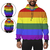 BLUSA DE FRIO MOLETOM ARCO IRIS RAINBOW LGBT ORGULHO - comprar online