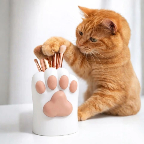 Imagem do Organizador de Mesa Patinha de Gato – Decoração Funcional e Sustentável