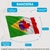 Bandeira Brasil E Canada Decorativa - comprar online