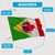 Bandeira Brasil E Canada Decorativa na internet