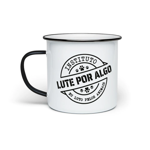 Caneca Esmaltada Lute por Algo