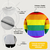 BLUSA DE FRIO MOLETOM ARCO IRIS RAINBOW LGBT ORGULHO na internet