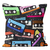 Almofada Decorativa 40x40 Fita K7 Retro