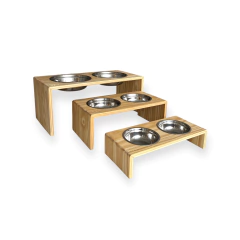 Comedero para perros y gatos en altura Baloo Pino - tienda online