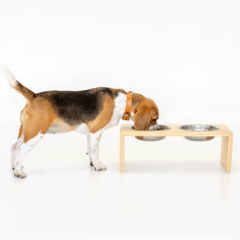 Comedero para perros y gatos en altura Baloo Pino - tienda online