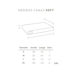 Cama para perros Soft Cooper