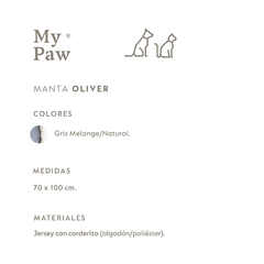 Manta para perros y gatos Oliver - comprar online