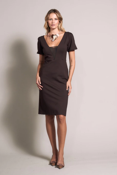 VESTIDO ELEONORE (Merlot)