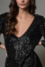 VESTIDO MAGDA (Negro paillettes) - tienda online