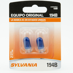 Foco para auto SYLVANIA Equipo Original 194B (PAR) - AZUL