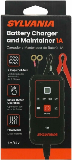 Cargador de bateria 6/12V - 1 amperio - comprar en línea