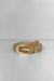 Cinto Basic Dourado Bege