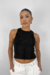 Cropped Regata Soft Preto - MALLI